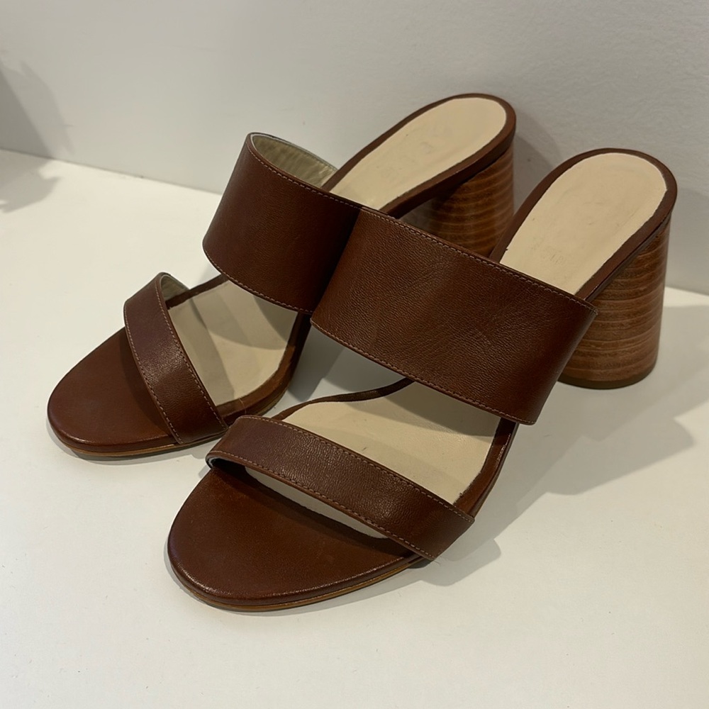 Able Block Heels - Jones in Cinnamon